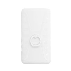 ebnb.gr - Σκληρή θήκη με εσωτερική βάση σιλικόνης για όλα τα κινητά από 4 - 4.4 ίντσες - Λευκό - TechMarket