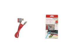 Hellas-Tech - Dunlop Καλώδιο USB 2.0 σε microUSB Υψηλής Ταχύτητας φόρτισης και συγχρονισμού Loop 1m για Smartphone, 90057 Κόκκινο - Dunlop - TechMarket