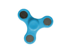 Hellas-Tech - Fidget Spinner Anti Stress Αγχολυτικό Πλαστικό Παιχνίδι Ανακούφισης Στρες 1 minute Χρώμα Μπλε - OEM - TechMarket