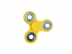 Hellas-Tech - Fidget Spinner Anti Stress Αγχολυτικό Πλαστικό Παιχνίδι Ανακούφισης Στρες 1 minute με Ασημί Ρουλεμάν Χρώμα Πορτοκαλί - OEM - TechMarket