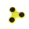 Hellas-Tech - Fidget Spinner Anti Stress Αγχολυτικό Πλαστικό Παιχνίδι Ανακούφισης Στρες 1 minute με Μαύρα Ρουλεμάν Χρώμα Κίτρινο - OEM - TechMarket