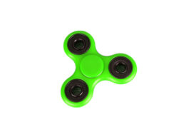 Hellas-Tech - Fidget Spinner Anti Stress Αγχολυτικό Πλαστικό Παιχνίδι Ανακούφισης Στρες 1 minute με Μαύρα Ρουλεμάν Χρώμα Πράσινο - OEM - TechMarket