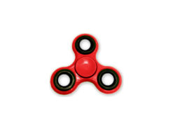 Hellas-Tech - Fidget Spinner Anti Stress Αγχολυτικό Πλαστικό Παιχνίδι Ανακούφισης Στρες 1.5 minutes Χρώμα Κόκκινο - OEM - TechMarket