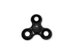 Hellas-Tech - Fidget Spinner Anti Stress Αγχολυτικό Πλαστικό Παιχνίδι Ανακούφισης Στρες 1.5 minutes Χρώμα Μαύρο - OEM - TechMarket