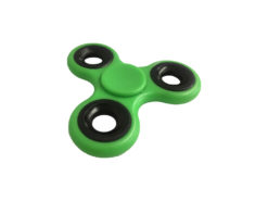 Hellas-Tech - Fidget Spinner Anti Stress Αγχολυτικό Πλαστικό Παιχνίδι Ανακούφισης Στρες 1.5 minutes με Μαύρα Ρουλεμάν Χρώμα Πράσινο - OEM - TechMarket