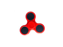 Hellas-Tech - Fidget Spinner Anti Stress Αγχολυτικό Πλαστικό Παιχνίδι Ανακούφισης Στρες 2 minutes Χρώμα Κόκκινο - OEM - TechMarket