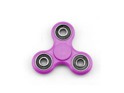 Hellas-Tech - Fidget Spinner Anti Stress Αγχολυτικό Πλαστικό Παιχνίδι Ανακούφισης Στρες 2 minutes Χρώμα Μωβ - OEM - TechMarket