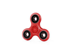 Hellas-Tech - Fidget Spinner Anti Stress Αγχολυτικό Πλαστικό Παιχνίδι Ανακούφισης Στρες Που Φωσφορίζει στο Σκοτάδι 1.5 minutes Χρώμα Κόκκινο - OEM - TechMarket