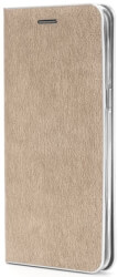 e-shop.gr - LUNA BOOK FLIP CASE SILVER FOR APPLE IPHONE 11 PRO MAX 2019 (6,5) GOLD - TechMarket