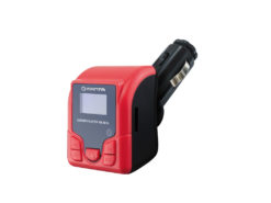 Hellas-Tech - Manta Πομπός Αυτοκινήτου Ασύρματος 12V για μετάδοση μουσικής μέσω MicroSD, USB και SD σε Κόκκινο χρώμα, FMT003 - Manta - TechMarket