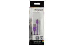 Hellas-Tech - Polaroid Καλώδιο 1m για Smartphones Micro USB για Φόρτιση, Μεταφορά Δεδομένων & Συγχρονισμό, 98808 Χρώμα Μωβ - Polaroid - TechMarket