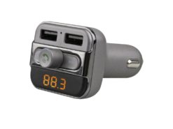 Hellas-Tech - Sogo Bluetooth Πομπός Αυτοκινήτου FM Transmitter, MP3 player, Φορτιστής για Smartphones με USB, TF, τηλεχειριστήριο και λειτουργία κλήσης, FMT-SS-8422 - SOGO - TechMarket
