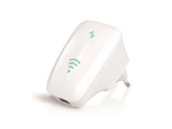 Hellas-Tech - Αναμεταδότης Ενισχυτής σήματος Wifi, WiFi Repeater, 300mbps, με θύρα LAN και ενσωματωμένη κεραία 2dBi Omni, Omega, OWLR325W - Omega - TechMarket