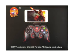 Hellas-Tech - Ασύρματο Επαναφορτιζόμενο Χειριστήριο Bluetoolth για Sony Playstation 3 PS3 σε Μαύρο/Κόκκινο χρώμα, Eony - Cb - TechMarket