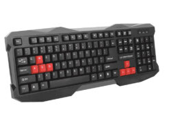 Hellas-Tech - Ενσύρματο Gaming Πληκτρολόγιο σε μαύρο με κόκκινες λεπτομέρειες για Windows 7 / 8Windows, 10Windows, XPWindows, Vista, Esperanza EGK101R - Esperanza - TechMarket