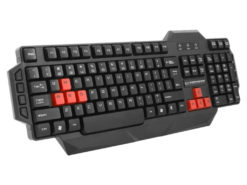 Hellas-Tech - Ενσύρματο Gaming Πληκτρολόγιο σε μαύρο με κόκκινες λεπτομέρειες για τα Windows 7 / 8Windows, 10Windows, XPWindows, Vista, Esperanza, EGK200R - Esperanza - TechMarket