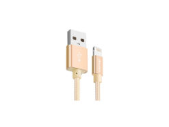 Hellas-Tech - Καλώδιο Usb Lightning φόρτισης και μεταφοράς δεδομένων μήκους 0,30εκ. CL-988 Χρυσό - Cb - TechMarket