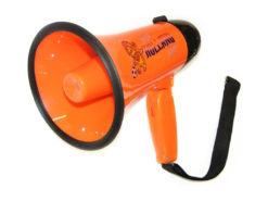 Hellas-Tech - Τηλεβόας με ενισχυτή Ντουντούκα Σειρήνα σε Πορτοκαλί Χρώμα χρώμα, 23x14x14 cm, Cb 33931 - Cb - TechMarket