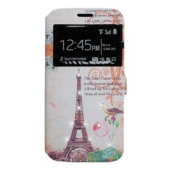 ebnb.gr - Θήκη flip Eiffel Bird στρας με Call Display και δυνατότητα STAND για Samsung Galaxy S6 - TechMarket