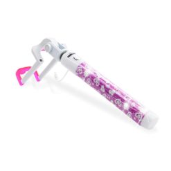 ebnb.gr - MonoPod για Selfie φωτογραφίες Hearts με glitter OEM - Φούξια - TechMarket