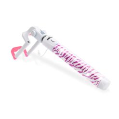 ebnb.gr - MonoPod για Selfie φωτογραφίες Zebra Pattern με glitter OEM - Φούξια - TechMarket