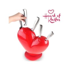 Gadgetnow - Σετ Μαχαιριών με Βάση Καρδιά OEM - TechMarket