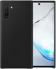 e-shop.gr - SAMSUNG GALAXY NOTE 10 LEATHER COVER EF-VN970LB BLACK - TechMarket