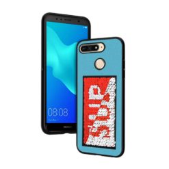 ebnb.gr - Θήκη TPU SUP με παγιέτες για Huawei Y6 Prime (2018) - Γαλάζιο - TechMarket