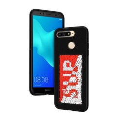 ebnb.gr - Θήκη TPU SUP με παγιέτες για Huawei Y6 Prime (2018) - Μαύρο - TechMarket