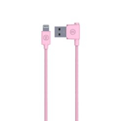 ebnb.gr - WK Angle 90° Καλώδιο USB - Lightning γρήγορης φόρτισης και μεταφοράς δεδομενων (1m) - Φούξια - TechMarket