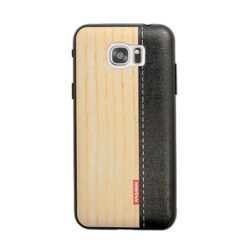 ebnb.gr - WK Σκληρή θήκη Brown Wood & Leather για Samsung Galaxy S6(CL1920) - TechMarket