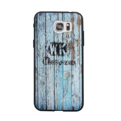 ebnb.gr - WK Σκληρή θήκη Wood Grain Μπλε Ξύλο για Samsung Galaxy S6(CL443) - TechMarket