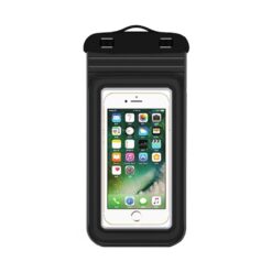 ebnb.gr - Αδιάβροχη θήκη για όλα τα κινητά με οθόνη έως 5.5" - Μαύρο. - TechMarket