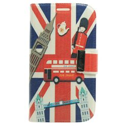 ebnb.gr - Θήκη Δερματίνης flip England με υποδοχή καρτών και δυνατότητα STAND για Samsung Galaxy Grand Neo & Grand (i9060 & i9080) - TechMarket