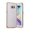 ebnb.gr - Θήκη TPU Electro Jelly με διάφανη πλάτη για Samsung Galaxy S6 Edge Plus - Χρυσό - TechMarket