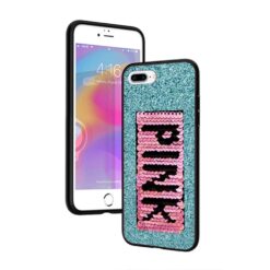 ebnb.gr - Θήκη TPU PINK με παγιέτες για iPhone 7 Plus / iPhone 8 Plus - Γαλάζιο - TechMarket