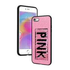 ebnb.gr - Θήκη TPU PINK με παγιέτες για iPhone 7 / iPhone 8 - Ροζ - TechMarket