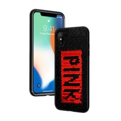 ebnb.gr - Θήκη TPU PINK με παγιέτες για iPhone X / Xs - Μαύρο - TechMarket