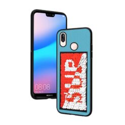 ebnb.gr - Θήκη TPU SUP με παγιέτες για Huawei P20 Lite - Γαλάζιο - TechMarket