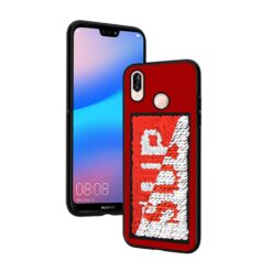 ebnb.gr - Θήκη TPU SUP με παγιέτες για Huawei P20 Lite - Κόκκινο - TechMarket