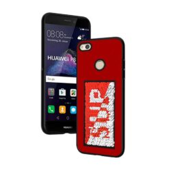 ebnb.gr - Θήκη TPU SUP με παγιέτες για Huawei P8 Lite (2017) / P9 Lite (2017) - Κόκκινο - TechMarket