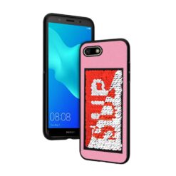 ebnb.gr - Θήκη TPU SUP με παγιέτες για Huawei Y5 (2018) - Ροζ - TechMarket