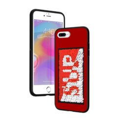 ebnb.gr - Θήκη TPU SUP με παγιέτες για iPhone 7 Plus / 8 Plus - Κόκκινο - TechMarket