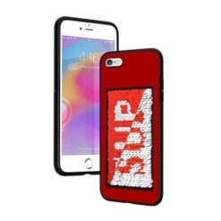 ebnb.gr - Θήκη TPU SUP με παγιέτες για iPhone 7 / iPhone 8 - Κόκκινο - TechMarket