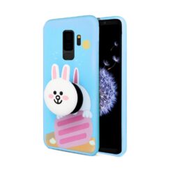 ebnb.gr - Θήκη TPU με mobile stand Bunny και neck strap για Samsung Galaxy S9 Plus - TechMarket