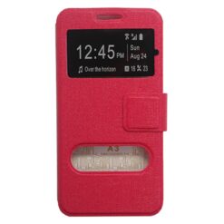 ebnb.gr - Θήκη flip με Call Display, δυνατότητα απάντησης και STAND για Samsung Galaxy A3 - Φούξια - TechMarket