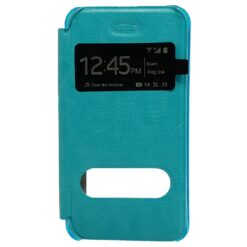 ebnb.gr - Θήκη flip με Call Display,δυνατότητα απάντησης & πίσω καπάκι πλαστικό για iPhone 4/4S - Γαλάζιο - TechMarket