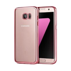 ebnb.gr - Θήκη TPU Electro Jelly με διάφανη πλάτη για Samsung Galaxy S6 - Ροζ Χρυσό - TechMarket