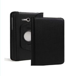 ebnb.gr - Δερμάτινη θήκη περιστρεφόμενη 360 μοιρών για Samsung Tab 3 Lite T110/111/T113/116 (7") - Μαύρο - TechMarket