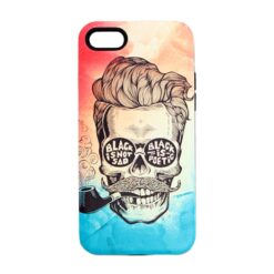 ebnb.gr - Θήκη TPU 3D YOUYOU Black is Poetic για iPhone 7 / iPhone 8 - TechMarket
